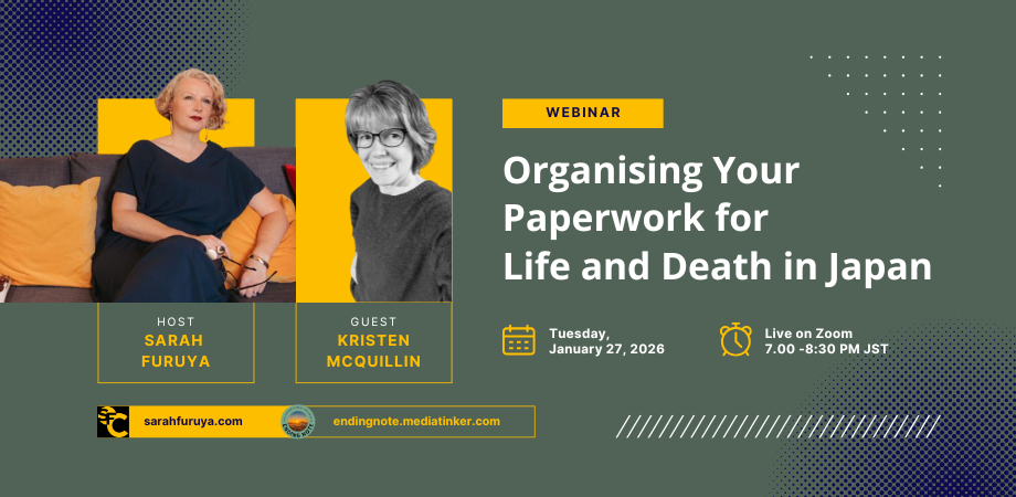 Webinar: Organising your Paperwork for Life and Death